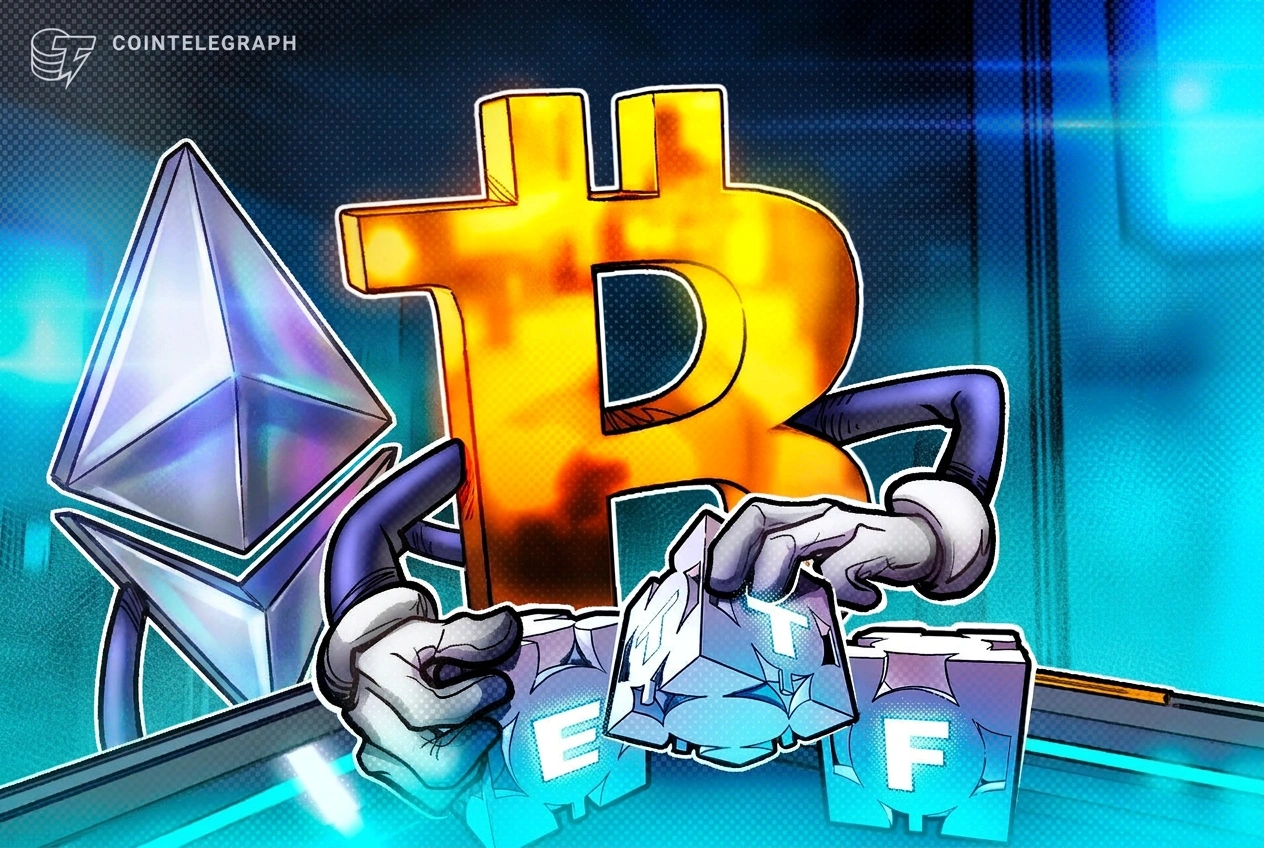 Bitcoin ETFs shed $463M this week as Ether ETFs gained $197M.