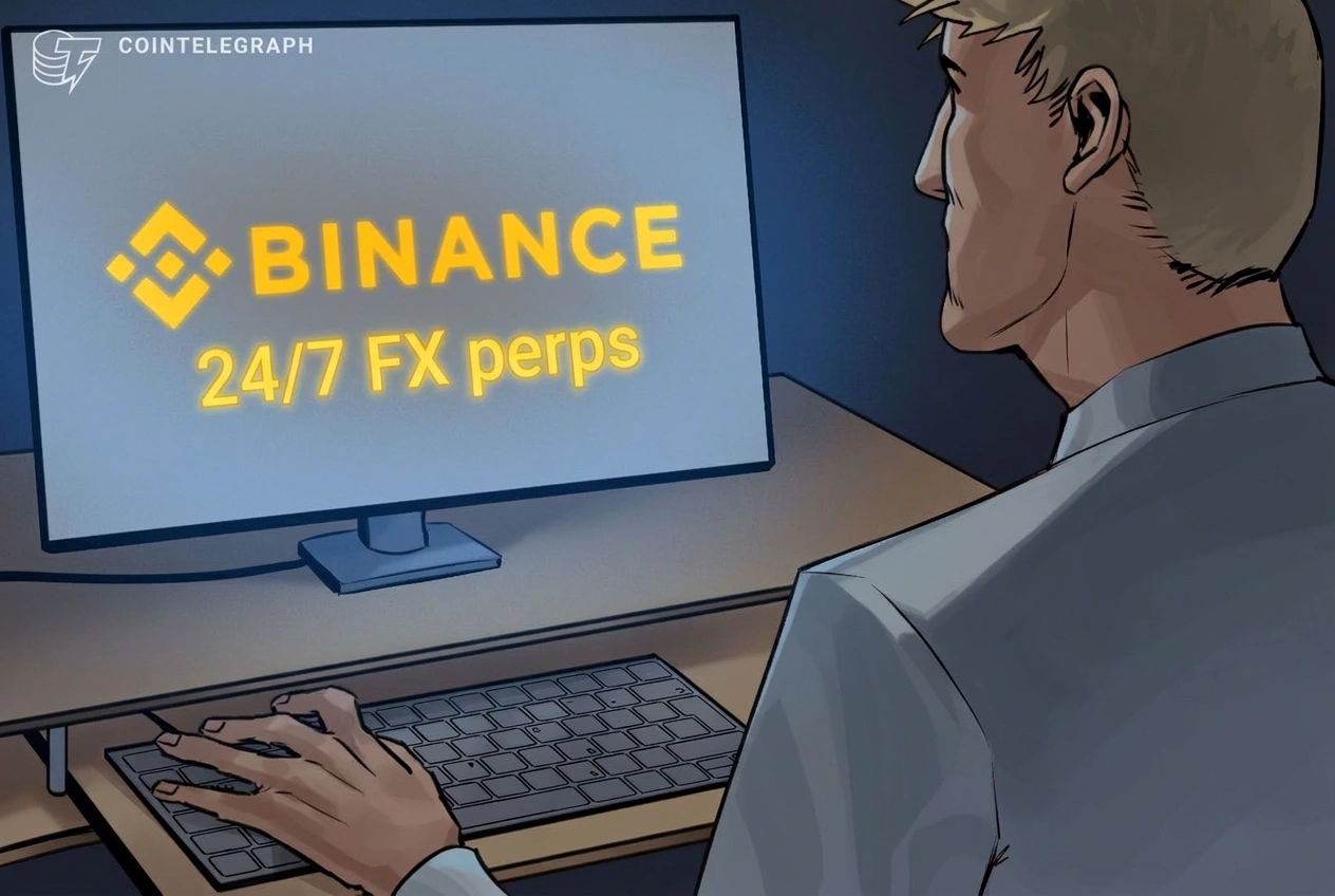 Binance launched 24/7 foreign exchange perpetuals with weekend pricing.